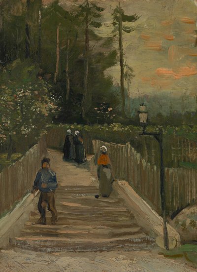 Pfad in Montmartre von Vincent van Gogh